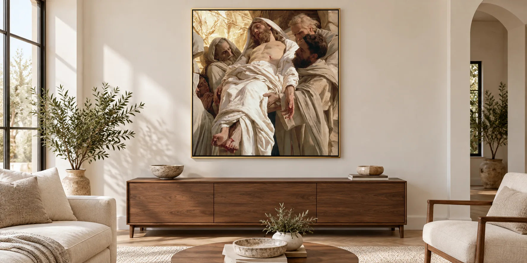 The Entombment of Jesus Christ - Sacred Monumental View