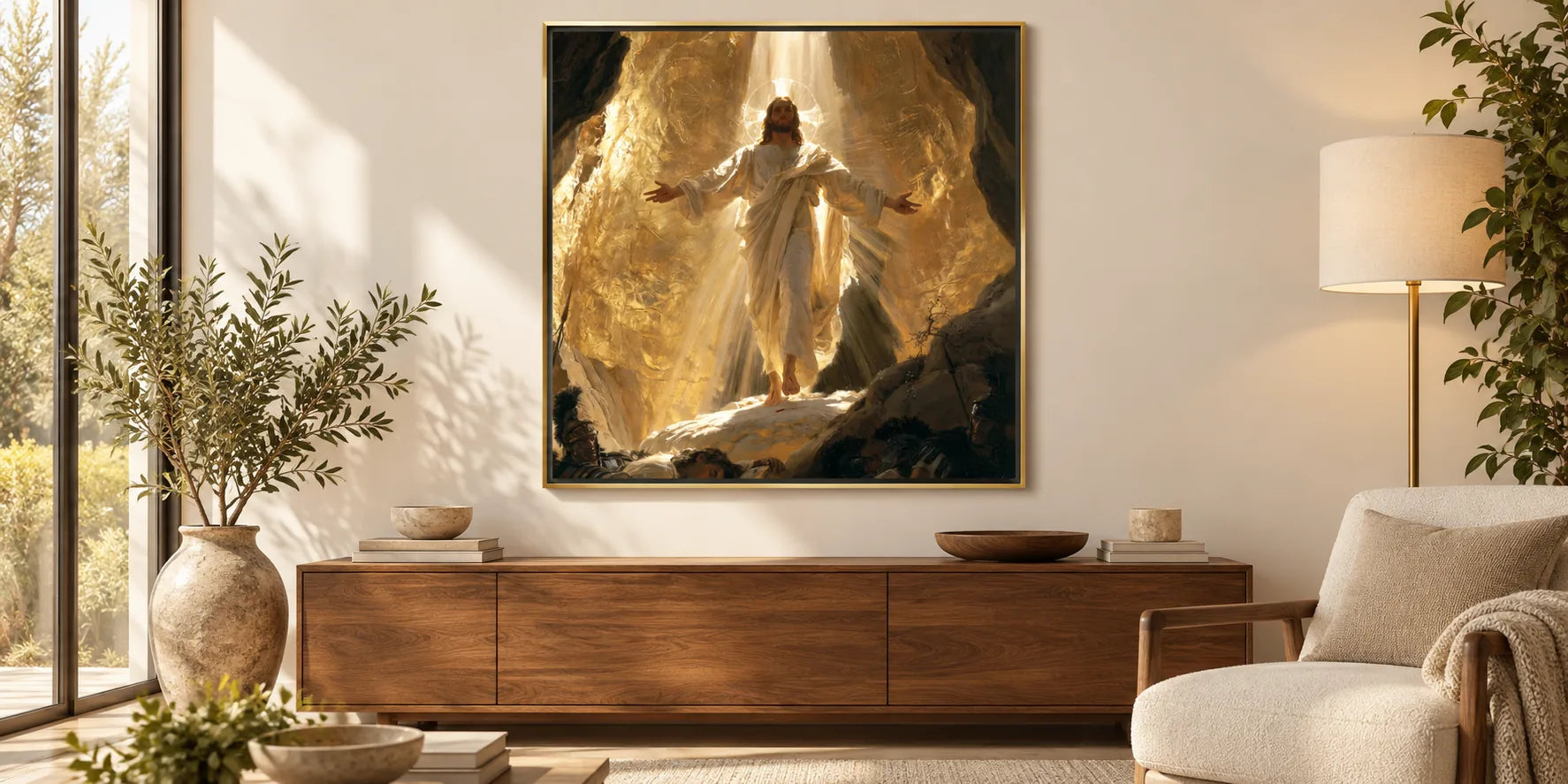 The Resurrection of Jesus Christ - Caravaggio Tenebrism